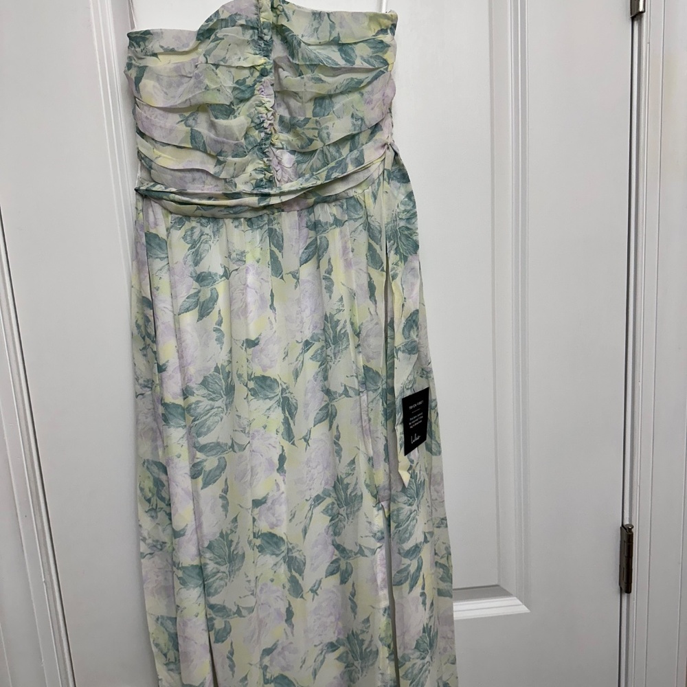NWT Lulu's Floral Maxi Dress Size M - Picture 5 of 9